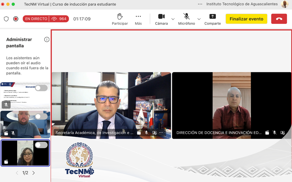 Inicia con fuerza el semestre en el TecNM Virtual