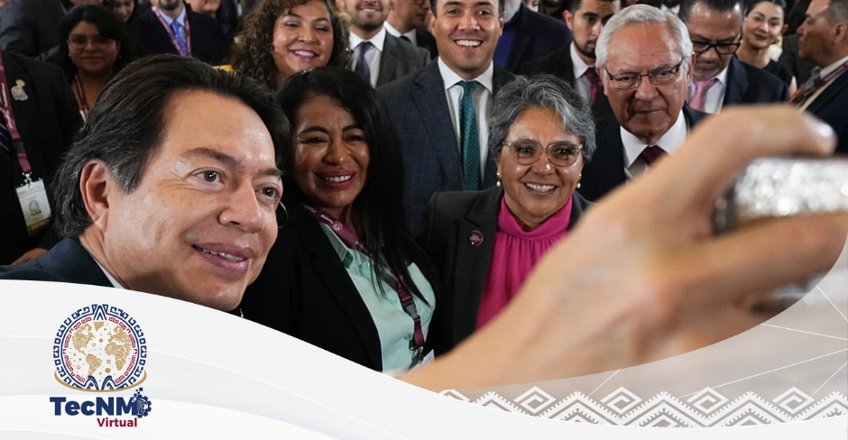 Mario Delgado Carrillo, Secretario de la SEP, en el lanzamiento de TecNM Virtual