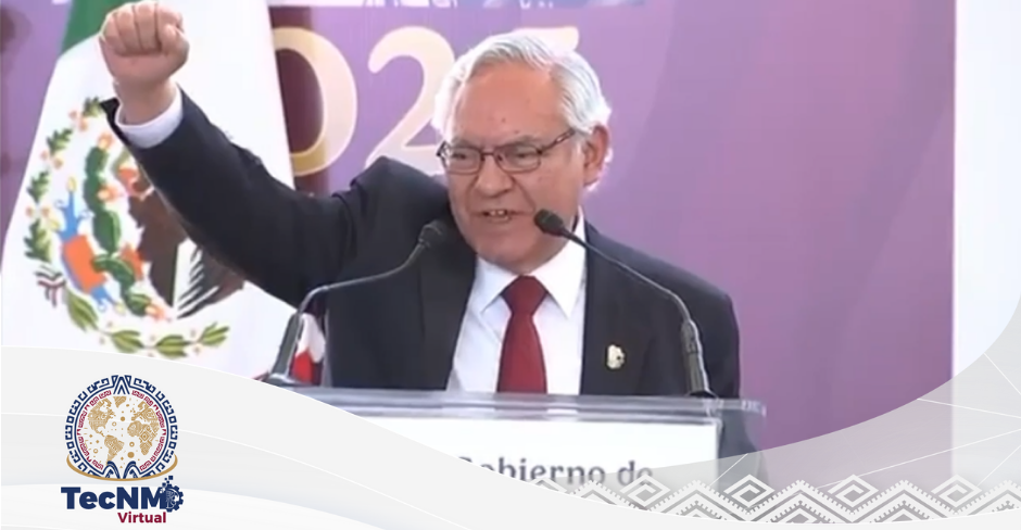 Ramón Jiménez López, Director del TecNM en inauguración del Centro Público de Formación en Inteligencia Artificial.