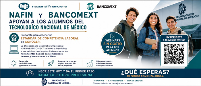 BANCOMEXT.jpg Apoyo a los alumnos del TecNM